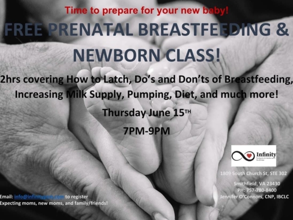Free Prenatal Breastfeeding & Newborn Class